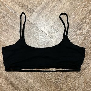 Oh Polly Black Underboob Bralette